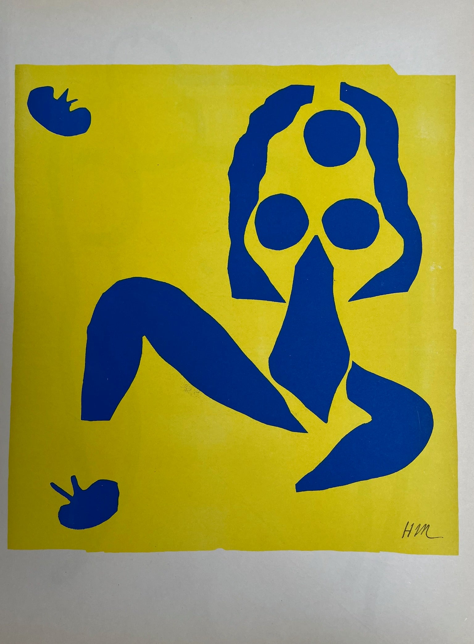 Henri Matisse 'Nu Bleu, La Grenouille' or 'Blue Nude, the Frog'