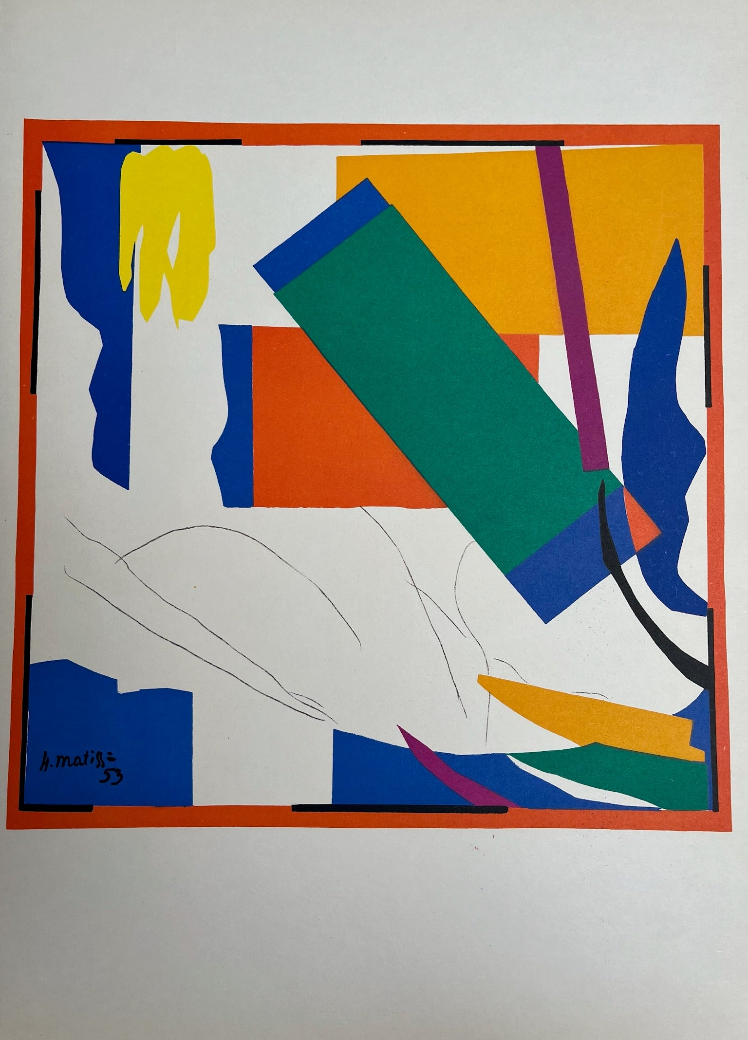 Henri Matisse 'Souvenir D'océanie'