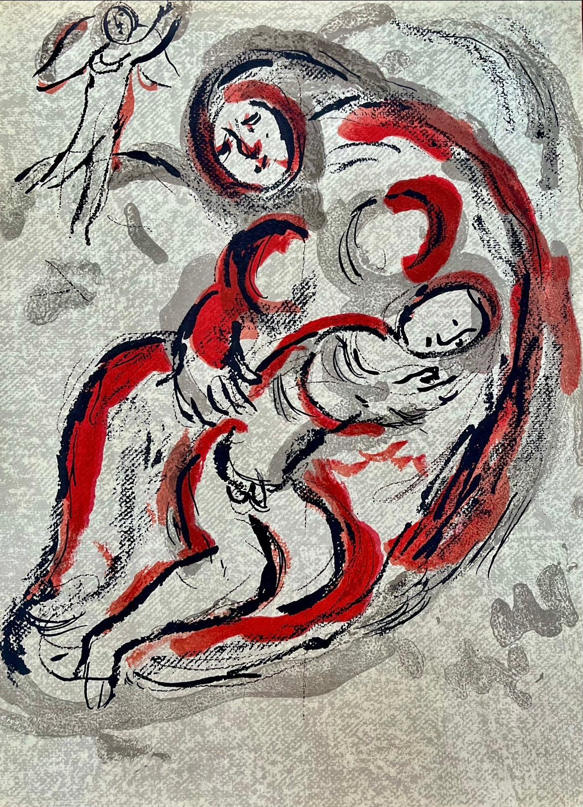 Marc Chagall Lithograph (1960) Agar dans le Désert