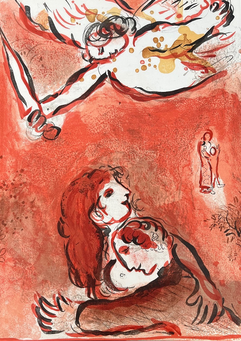 Marc Chagall Lithograph (1960) La Vierge d'Israël