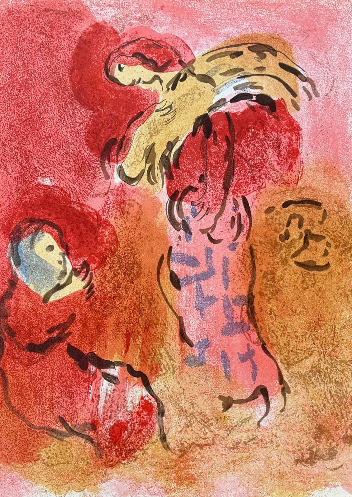 Marc Chagall Lithograph (1960) Ruth Glaneuse