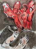 Marc Chagall Lithograph (1960) 'Sara et les Anges'