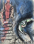 Marc Chagall Lithograph (1960) Assuérus chasse Vasthi